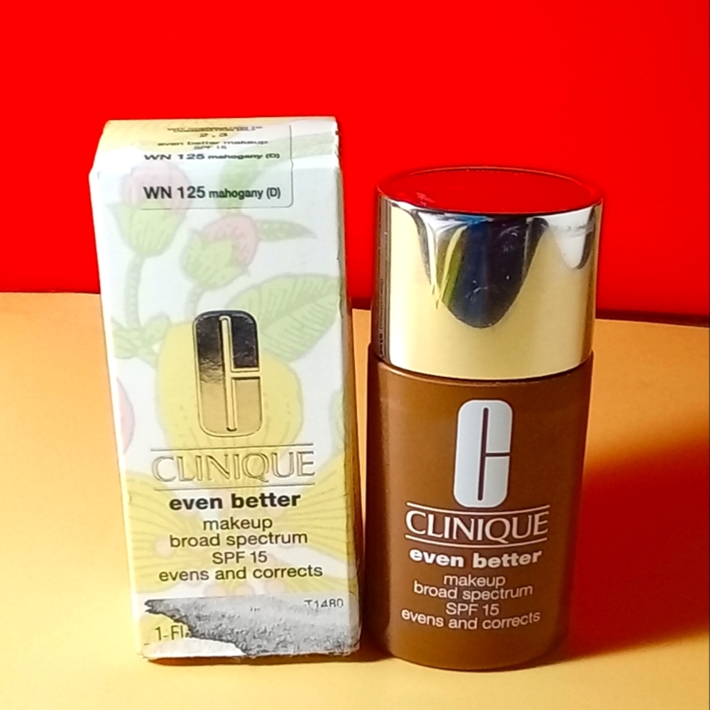 Clinique Even Better Makeup SPF15 in MAHOGANY WN125 Nib💥